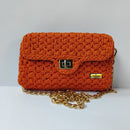 Bolsa de Croche com Fio Poliéster 4mm Cenoura